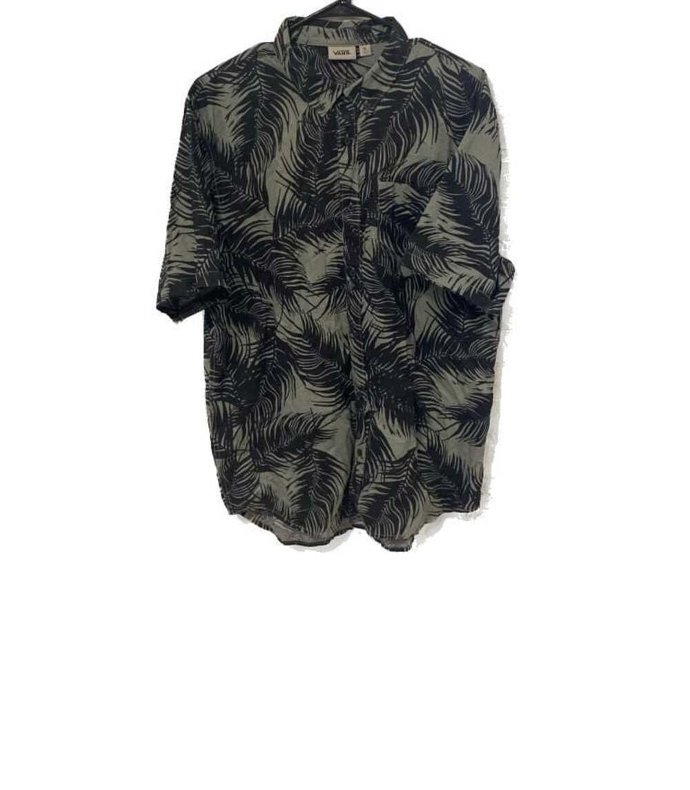 Vans Houser Short Sleeve Palm Leaf Print Button Down Shirt XL
